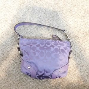 Purple Mini Coach Purse